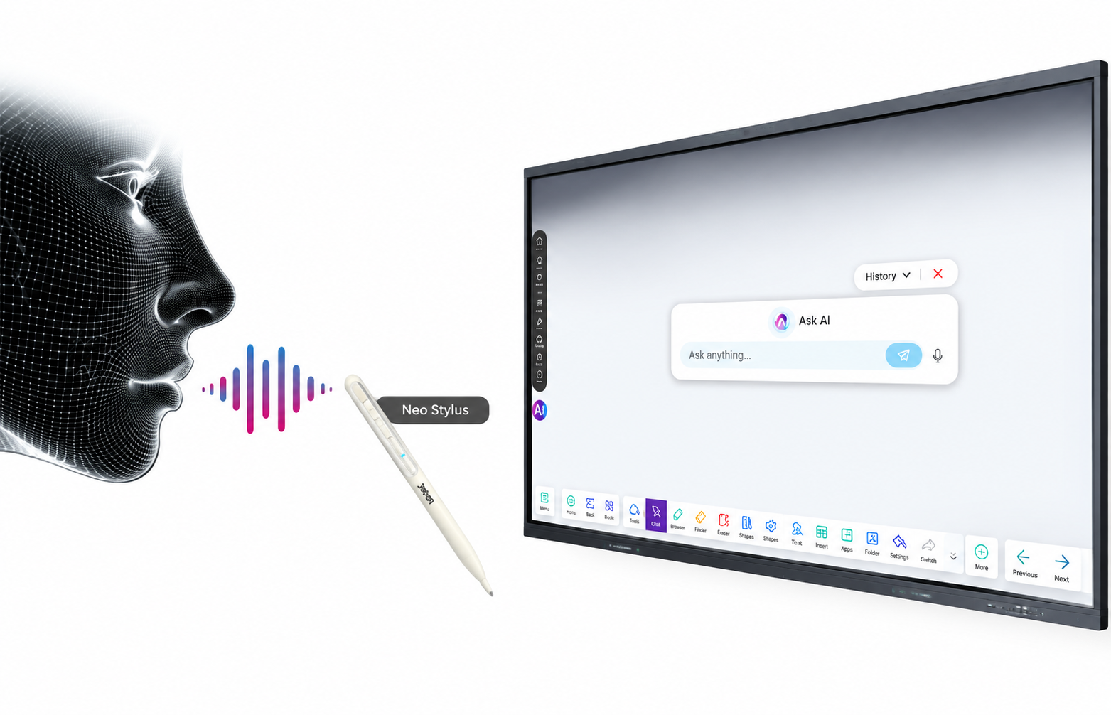 AI Painter transforming a doodle sketch into detailed artwork